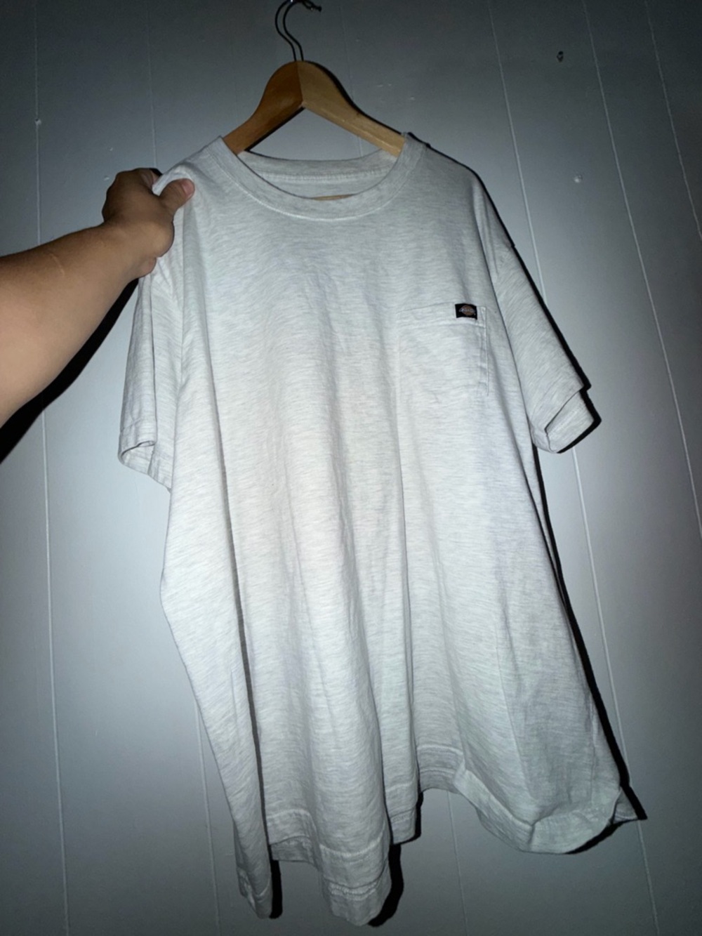 Dickies White Short Sleeve Pocket Crew Tee